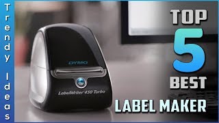 Top 5 Best Label Makers Review in 2023 [upl. by Alicsirp]