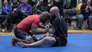 David Adams vs Josh Weinstock NoGi Submission Only JiuJitsu Superfight at Liquid Swords II [upl. by Sarad549]