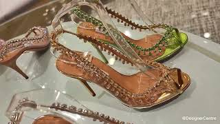 AQUAZZURA  SpringSummer 2023 Collections DesignerCentre Aquazzura womenshoes sandals shoes [upl. by Lemra]