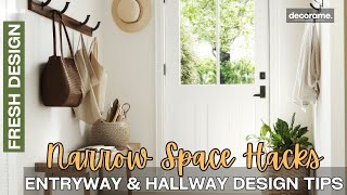 Narrow Space Hacks Innovative Entryway amp Hallway Design Tips for Small Areas [upl. by Collimore]