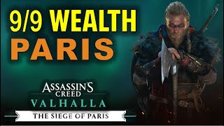 Paris All Wealth Locations  Gear Chest amp Tungsten Ingot  AC Valhalla The Siege of Paris [upl. by Refotsirhc175]