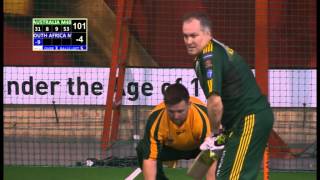 Indoor Cricket Masters World Series 2013 O40 Final Australia vs South Africa Part 2 [upl. by Teddie490]