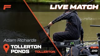 Live Fishing Match  Tollerton Ponds  Carp Fishing with Adam Richards [upl. by Irahcaz]