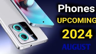 upcoming mobile phones August 🙂 top3 phone 2024 [upl. by Aneetsirk]