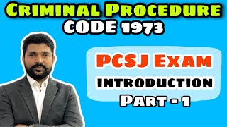 Criminal Procedure Code 1973 Introduction Jurisprudential Essence of CRPC HP Academy  Part1 [upl. by Lepine5]