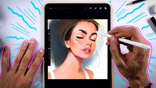 Procreate Painting Brushes and tips [upl. by Jovitah362]