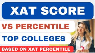 XAT 2024 Score VS Percentile🔥 TOP MBA Colleges Accepting XAT Score [upl. by Enos645]