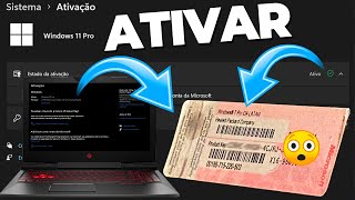 ATIVAR o Windows de GRAÇA Sem PROGRAMAS  EM 1 MINUTO COM MÉTODO OFICIAL MICROSOFT [upl. by Jannel]