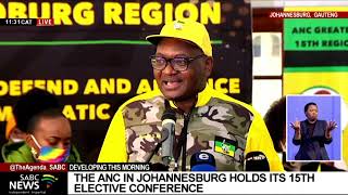 ANC Greater Johannesburg 15th conference under way [upl. by Eerrahs538]