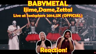 Musicians react to hearing BABYMETAL  IjimeDameZettai  Live at Sonisphere 2014UK OFFICIAL [upl. by Akirea]