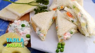 Russian Salad Sandwich by Tarla Dalal [upl. by Aimej10]