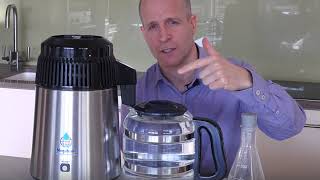 Megahome Water Distiller  1 minute intro to drinking distilled water [upl. by Trilby]