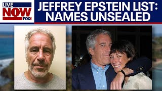 Jeffrey Epstein list Unsealed documents in Ghislaine Maxwell lawsuit released  LiveNOW from FOX [upl. by Yrkcaz]