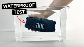 JBL Charge 5 Speaker Review amp Waterproof Test [upl. by Isia70]