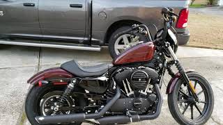 2019 iron 1200 Vance and Hines slip ons [upl. by Adialeda785]