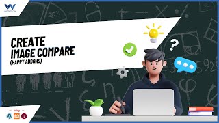 How to add Image Compare in WordPress Website Using ElementorHappy Addons  WordPress Tutorials [upl. by Toll]