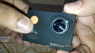 review A79 action cam 4Kmicrofone externo menos de 20000 reais no ALIEXPRESSvale a pena 2022 [upl. by Adlih]