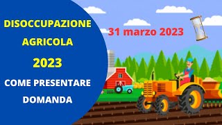 DISOCCUPAZIONE AGRICOLA 2024  Come compilare correttamente la domanda [upl. by Vivien689]