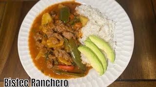 BISTEC RANCHERO PARA UN BUEN APETITO INCREIBLEMENTE SABROSO [upl. by Accebber347]