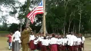 Liberian National Anthem and Pledge of Allegiance [upl. by Rustie]