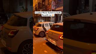 Swift Facelift Loudest System 🔊 swift swiftlover swiftmodified musicsystem deafbonce maruti [upl. by Euqimod]