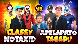 APELAPATO 👽 VS CLASSY 🥵 4 VS 4 😱  GARENA FREE FIRE [upl. by Manard174]