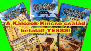 A Kalózok Kincse család betalál YESSS [upl. by Hew]