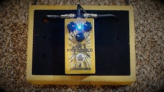 Yellowcake Pedals Fried Gold Overdrive [upl. by Alli339]