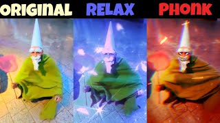 The Green Wizard Gnome Original vs Relax vs Phonk part 5 [upl. by Tat851]