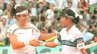 Arantxa SanchezVicario vs Kimiko Date 1995 Roland Garros SF Highlights [upl. by Assej224]