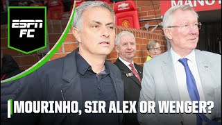 Sir Alex Ferguson Jose Mourinho or Arsene Wenger 👀  ESPN FC [upl. by Sherman]