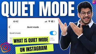 Instagram Par Quiet Mode Kya Hota Hai  What Is Quiet Mode On Instagram 2024 [upl. by Saqaw]