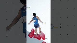 🔥Sorato Anraku ifsc Qualifiers Jakarta Bourder 2 shorts💪🏼 [upl. by Ennaeel]