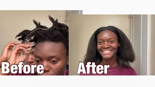 I tried TYMO air blow dryer and TYMO air curling straightener on my 4c hair naturalhair 4chair [upl. by Statis]