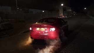 Vauxhall Monaro VXR Burnout w Slow Motion [upl. by Schrader]