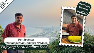 Ep  2 BTS Places to eat in Visakhapatnam  Kailasagiri hill  Andhra Pradesh Tourist places [upl. by Lambertson]