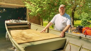 How to Build a Custom Jon Boat Casting Deck [upl. by Chic589]