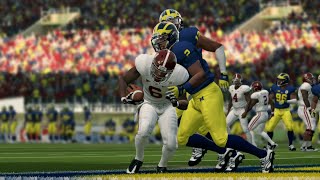 44 20232024 1 Michigan vs 4 Alabama CFP Semifinal Simulation [upl. by Atsugua]