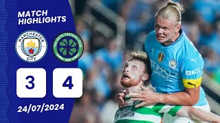 🔵Manchester City vs Celtic 34 Highlights Kühn Palma Bobb Haaland  PreSeason Friendly [upl. by Xerxes]