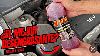 ¿EL MEJOR DESENGRASANTE PARA MOTOR Y RINES  PROBANDO DESENGARSANTE NITRO [upl. by Nivrae]