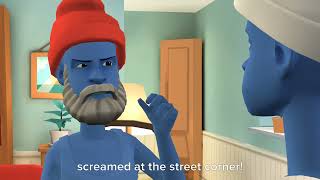 Grouchy Smurf Screams in the street cornerGrounded [upl. by Alejandrina]