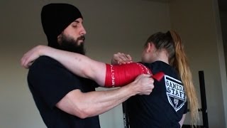 How To Voodoo Floss your Shoulder for FAST pain relief and Full ROM [upl. by Noivart159]