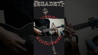 SHEWOLF  MEGADETH  GUITAR COVER  ギター 弾いてみた guitar guitarcover nuxmg300 gitarcover megadeth [upl. by Peggir]