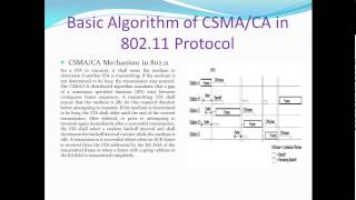 CSMACA [upl. by Ferretti937]