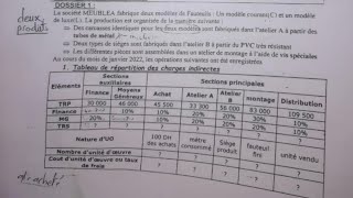 Correction régionale beni mellal comptabilité analytique [upl. by Derrick]