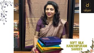 Soft silk kanchipuram saree collection [upl. by Akerdal]