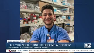 ASU graduate accepted to 13 medical schools [upl. by Mercola]