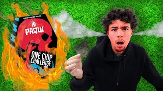 Eating The Worlds SPICIEST Chip  One Chip Challenge [upl. by Christin130]