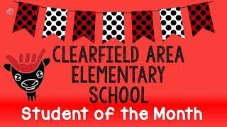 Clearfield Elementary School  Student of the Month September 2021 [upl. by Yalcrab]