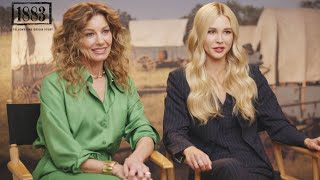 1883’s Isabel May Says Faith Hill and Tim McGraw Were Like Her Parents On Set Exclusive [upl. by Ahtilat]